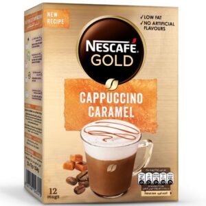 Nescafe Gold Cappuccino Caramel - 17 g - 12 Sachets