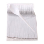 كرنو ملعقة بلاستيك كبيرة بيضاء - 50 ق