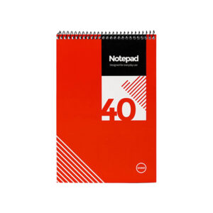 Spiral Block Note Lined - 40 Sheets - A4