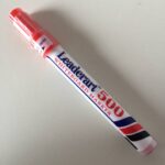 Unik Whiteboard Marker No.500 - Round Tip - Red - 1 Pcs