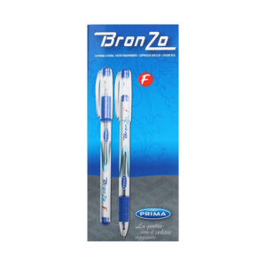 0.7 mm بريما قلم جاف برونزو F ازرق