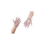 Plastic Transparent Gloves - 30 Pcs