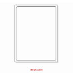 MB Copier & Laser Labels - A4 Size - 100 Sheet