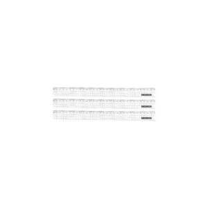 Standard Plastic Transparent Ruler - 30 cm