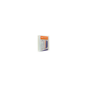 Digital 2D Ring Loose Leaf - w/ Pocket - White 10cm
