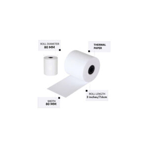 Thermal Cash Roll Paper - 8 cm*80
