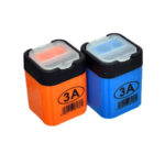 3A Plastic Pencil Sharpener With A Tank - 1 Pcs