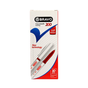 Bravo Ballpoint Pen 200 - 1.0 mm -Red