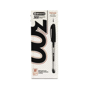 0.7 mm برافو قلم جاف 300 - اسود