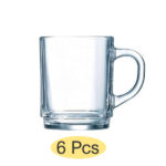 Luminarc Glass Tea Cups - 6 Pc