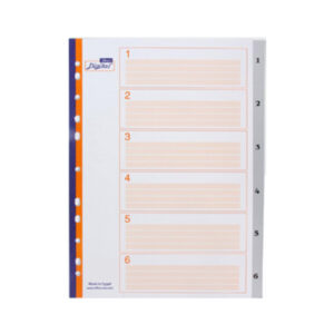 Digital Numerical Grey Dividers - From 1:6 - 1 Pcs